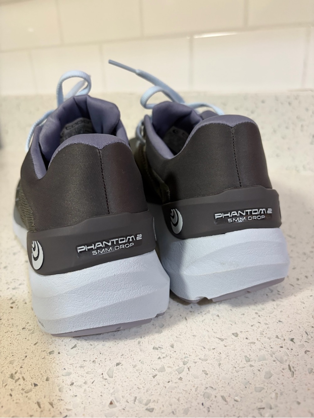 Topo Athletic Phantom 2 Running Shoe Grey / Lilac Size 7 - Picture 7 of 12
